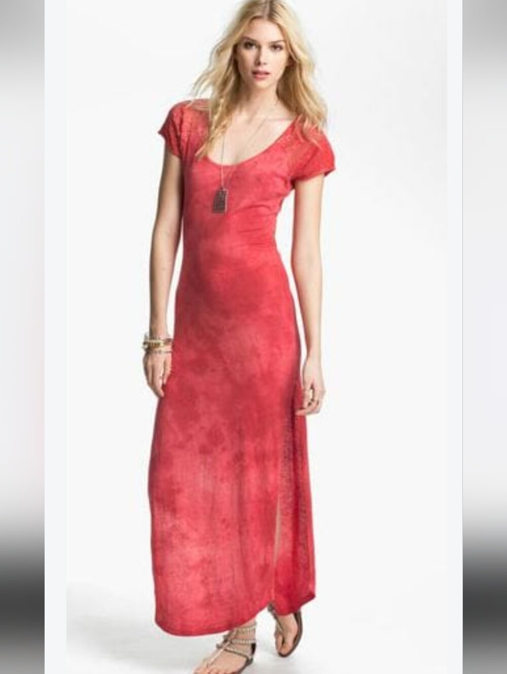 Free People Women's Scoop Neck Maxi Dress